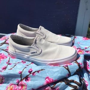 Vans Slip ON Skate shoe white